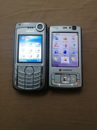 Lote 2 Móviles Nokia Plata