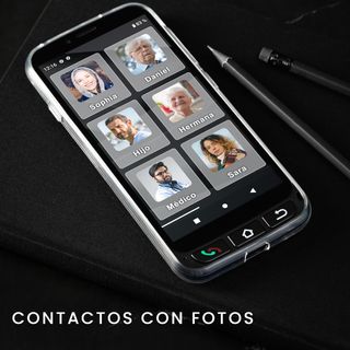 SPC Zeus 4G Pro + Custodia | Smartphone di facile utilizzo per anziani