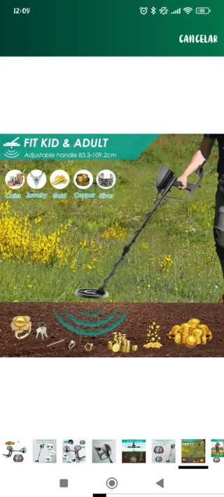 Detector de Metales Profesional