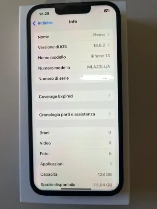 iPhone 13 Nero/Blu Notte