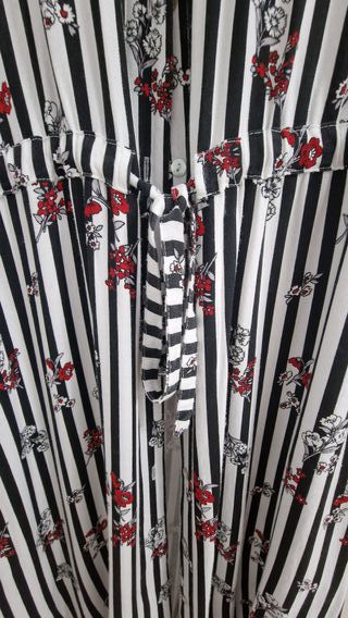 Vestido Nuevo a rayas y flores