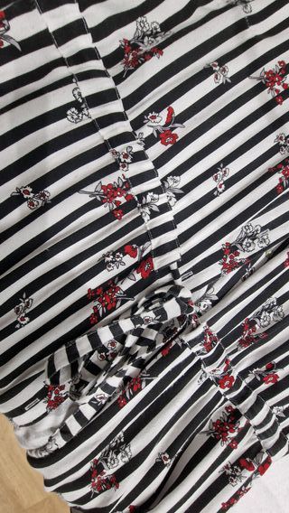 Vestido Nuevo a rayas y flores