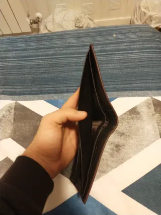 Cartera hombre marrón a estrenar