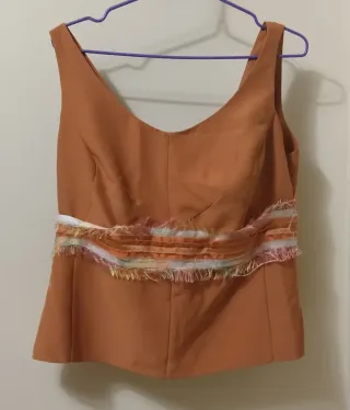 Top tirantes con fajín talla 42