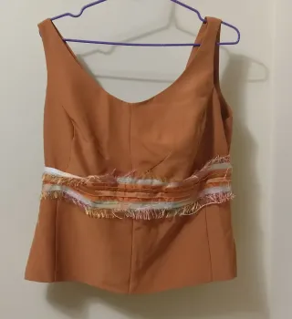 Top tirantes con fajín talla 42