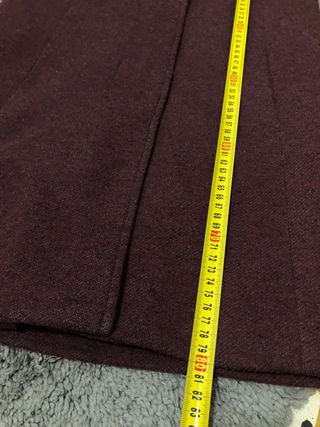 Cappotto elegante bordeaux taglia M