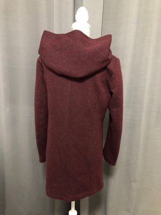 Cappotto elegante bordeaux taglia M