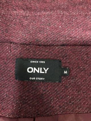 Cappotto elegante bordeaux taglia M