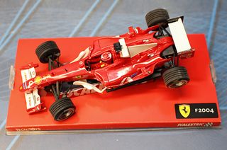 Ferrari F2004 Nº 1. Coche slot Scalextric Tecnitoys 1/32.
