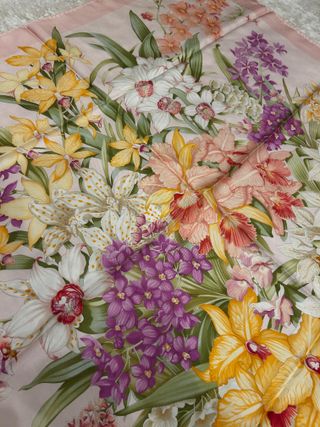 Foulard Salvatore Ferragamo Flores Multicolor