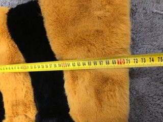 Gilet pelliccia Jasmine nero/giallo L/XL