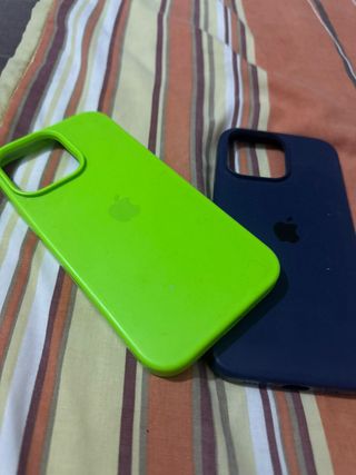 Cover iPhone 14 Pro Max Verde e Blu