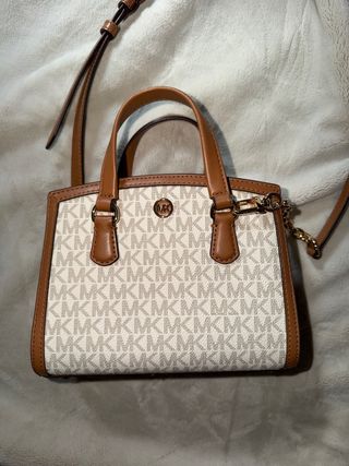 Bolso Michael Kors Beige y Marrón. un solo uso