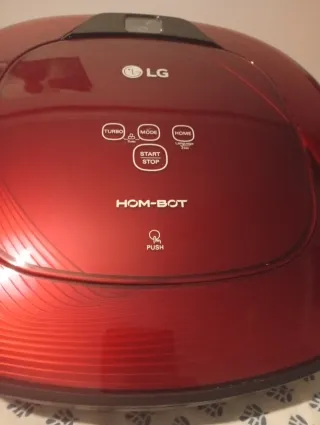 Robot Limpieza LG Hom-Bot Rojo Impecable!
