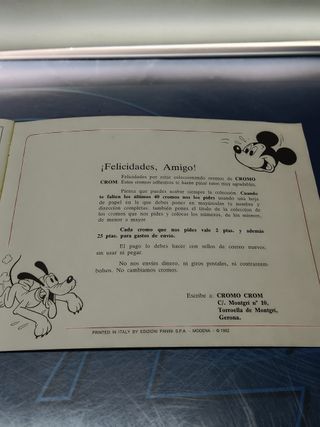 Album di figurine, COMPLETO, MICKEY STORY, WALT DISNEY - 1982