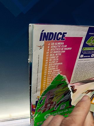 Album di figurine di calcio, Liga 2022-23. Quasi completo. Panini (mancano 4 figurine)