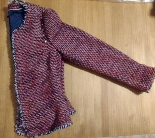 Giacchetta Zara Tweed Rosso