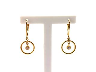 pendientes oro 18k