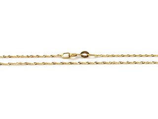 cadena oro 18k 20cm