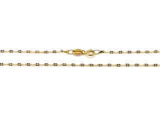 cadena oro 18k 20cm