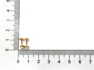 pendientes oro 18k con piedra con perla