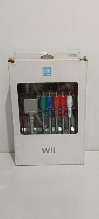 Cable por Componentes Oficial Nintendo Wii en caja