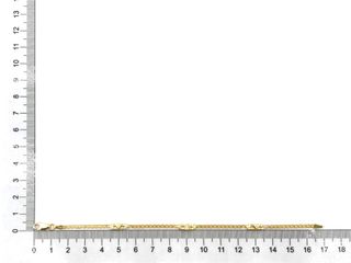 pulsera oro 18k con piedra con circonita