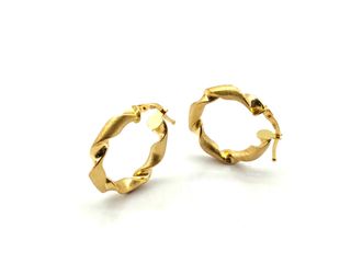 argollas oro 18k