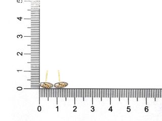 pendientes oro 18k con piedra con circonita