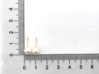 pendientes oro 18k con piedra con perla