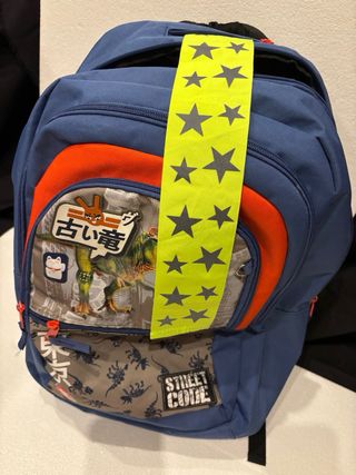 Mochila escolar T-Rex con luces