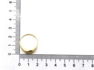 sello oro 18k con onix