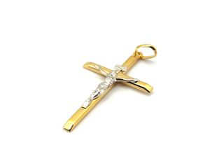 crucifijo oro 18k