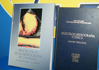 4 libri di medicina, cardiologia. Ecocardiografia, Elettrocardiografia...