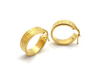 argollas oro 18k