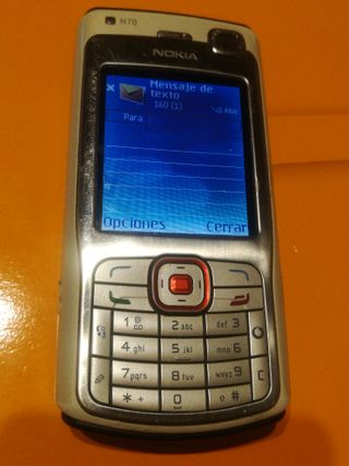 Telefono Mobile Nokia N70 Argento/Nero