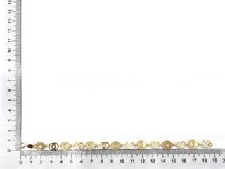 pulsera oro 18k con circonita