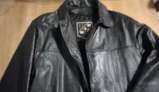 Abrigo de piel 100% negro