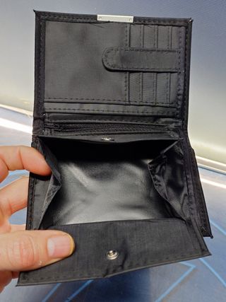 2 carteras, billetera, monedero hombre y mujer, nuevo sin uso