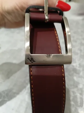 Cintura vera pelle NEW MEN marrone