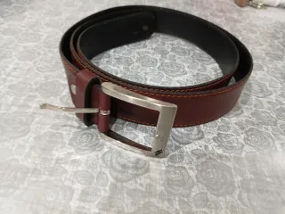 Cintura vera pelle NEW MEN marrone