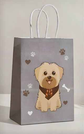 Bolsas de regalo con diseño de perro