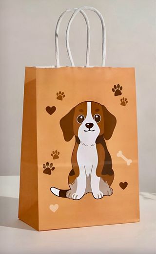 Bolsas de regalo con diseño de perro