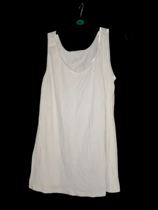 Camiseta tirantas blanca básica