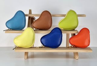 Monedero Corazón de Piel Genuina - Made in Italy