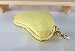 Monedero Corazón de Piel Genuina - Made in Italy