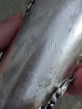 Portatovaglioli antico in argento 1000