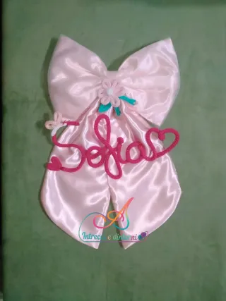Fiocco nascita personalizzato Sofia