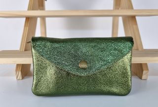 Monedero de Piel Genuina L - Made in Italy