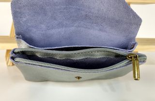 Monedero de Piel Genuina L - Made in Italy